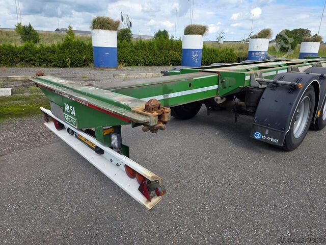 Transport de conteneurs D-TEC FLEXITRAILER/ALL CONNECTIONS/3 X EXTENDIBLE/486...