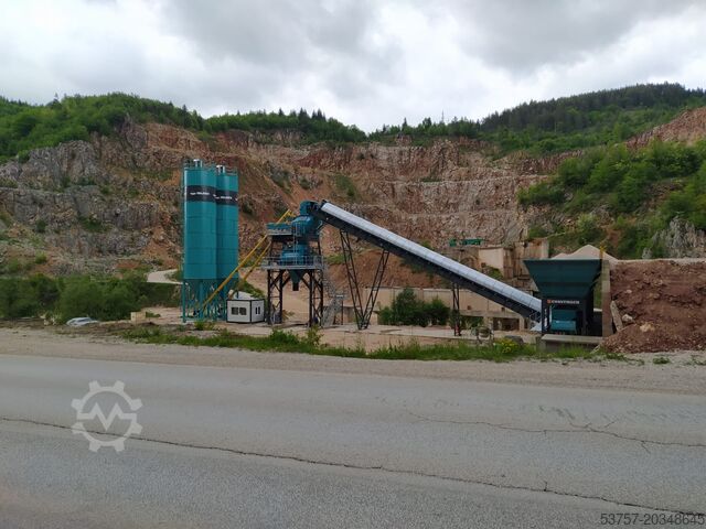 Míchací stanice na beton / betonárka CONSTMACH Concrete Batching Plant Stationary Concrete Mixing Plant 100M3/H