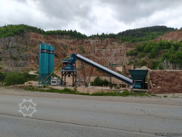 Míchací stanice na beton / betonárka CONSTMACH Concrete Batching Plant Stationary Concrete Mixing Plant 100M3/H