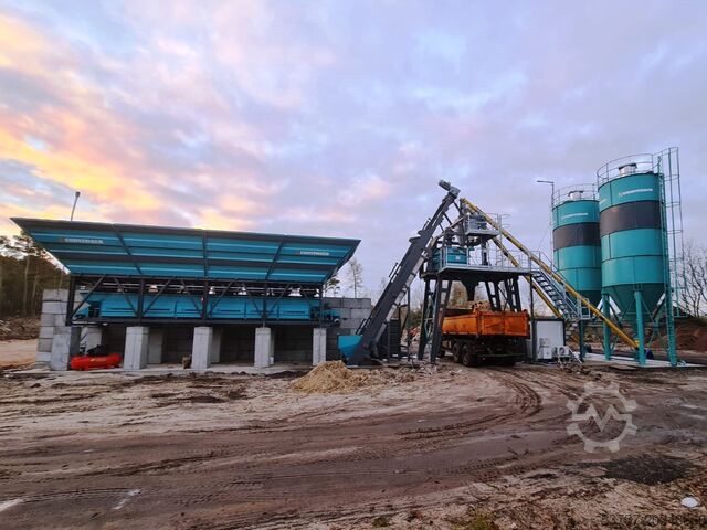 Betongblandningsanläggning / betongfabrik CONSTMACH Concrete Plant 60 M3/H Compact Concrete Plant