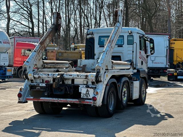 Kippers vrachtauto MAN TGS 26.420 6x2 BL MEILLER AK12 Absetzer