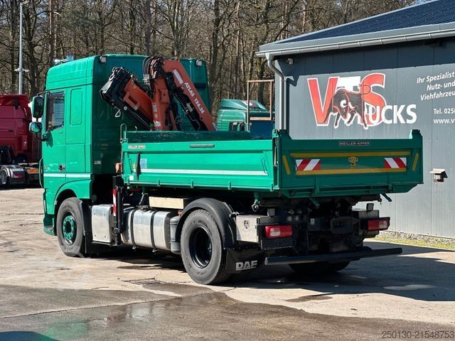 Driezijdige kipper DAF XF460FA 4x2 BL MEILLER DSK / ATLAS  126.3LK 36m³