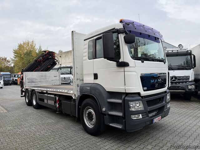 LKW mit Pritsche (offen) MAN TGS 26.360 6X2 Palfinger 27002 bis 26.5 Meter
