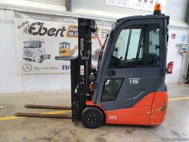 Wózek widłowy Toyota 8FBET15 / Batterie  HH: 4.3m! / 2.849h