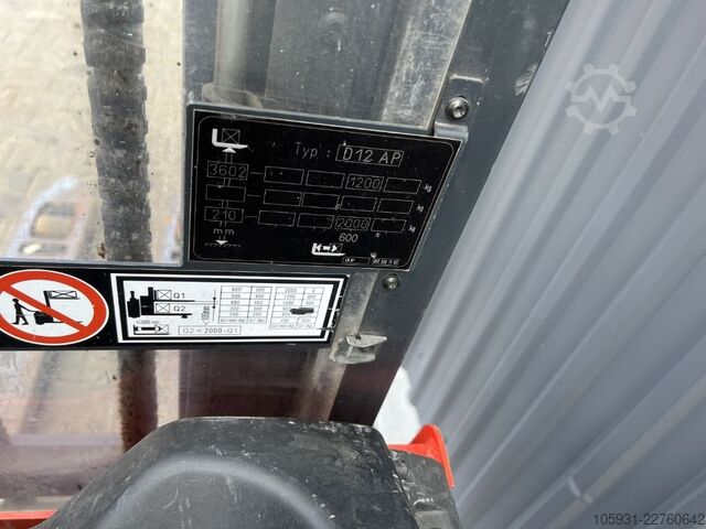 Stand-on stacker Linde D12AP