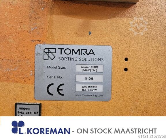 Οπτικός διαχωριστής Titech Tomra Titech Tomra Optical separator