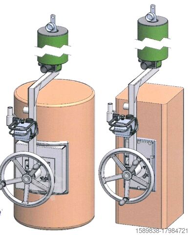 Mobilní zvedací zařízení pro velké kontejnery IKS SK 21008MAMM
