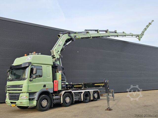 Kranbil DAF CF 85.410 / HIAB 70TM + JIB / 8X2 / KRAN/CRANE