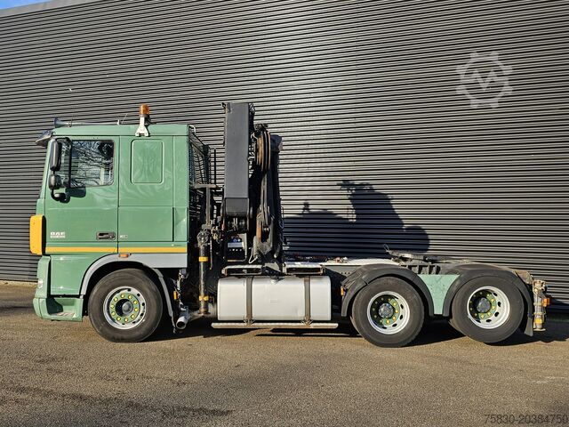 Vrachtwagen met kraan DAF XF 105.460 6X2 / HIAB 37 t/m CRANE / KRAN