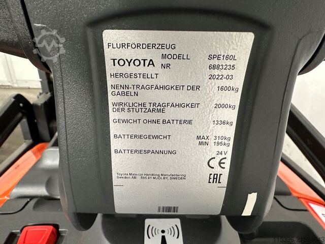 Kézi emelő Toyota SPE 160 L - TRIPLEX 5,4 m - 141 Bts. !!!!!!