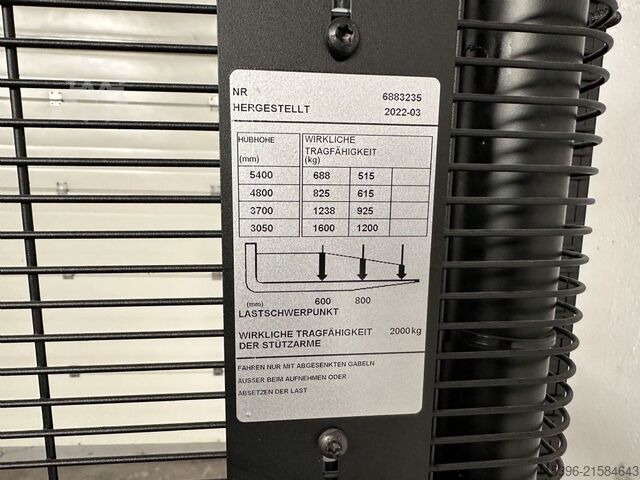 Kézi emelő Toyota SPE 160 L - TRIPLEX 5,4 m - 141 Bts. !!!!!!