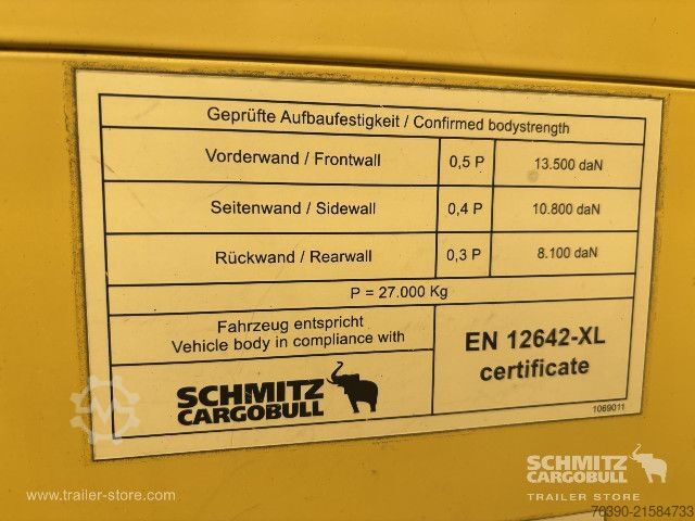 Semiremorcă deschisă cu prelată Schmitz Cargobull Semitrailer Curtainsider Standard