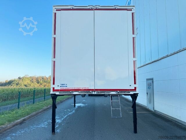 Wissellaadbak oplegger KRONE Heck Portaltüren