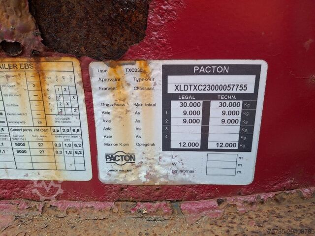 Containervervoer PACTON TXC 230