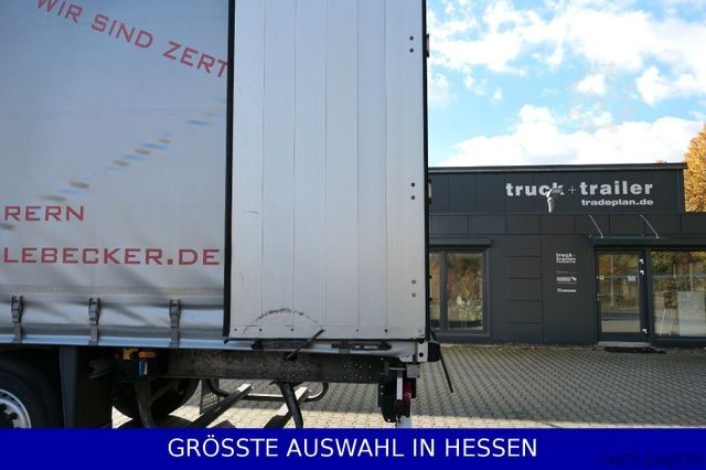 Open oplegger met zeil SCHMITZ CARGOBULL Rahmen verzinkt Zertifikat Code XL + Getränke