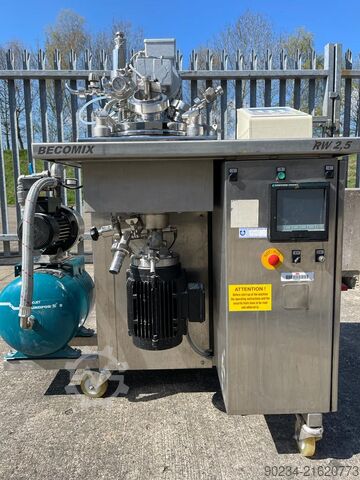 3,5 liters Becomix processkärl i rostfritt stål, modell Beco Mini RW2.5 BECOMIX Beco Mini RW 2.5