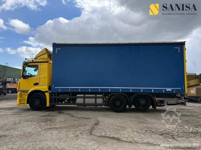LKW mit Pritsche & Plane Mercedes-Benz Actros 2543/Scheibe Gardienen/Edscha
