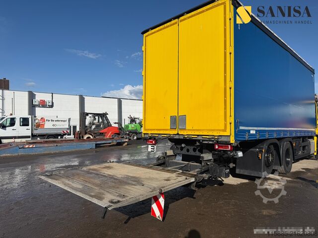 LKW mit Pritsche & Plane Mercedes-Benz Actros 2543/Scheibe Gardienen/Edscha