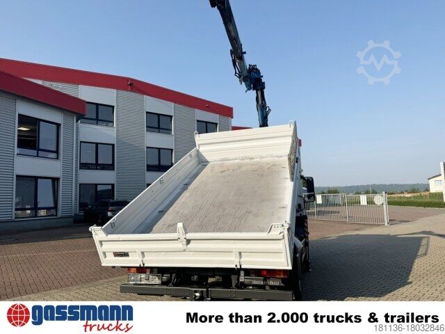 Tipper van Mercedes-Benz Atego 818 K 4x2 mit Kran Atlas AK 50.1-A2