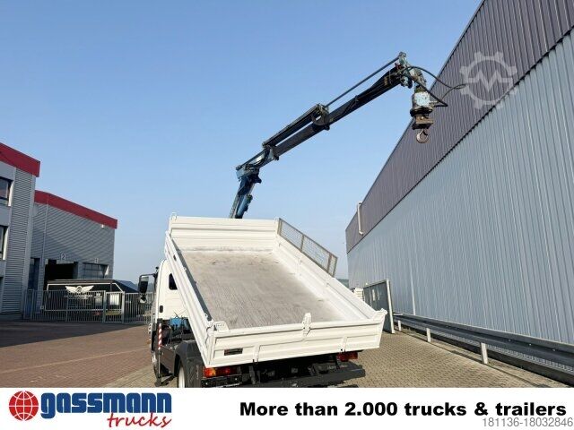 Tipper van Mercedes-Benz Atego 818 K 4x2 mit Kran Atlas AK 50.1-A2