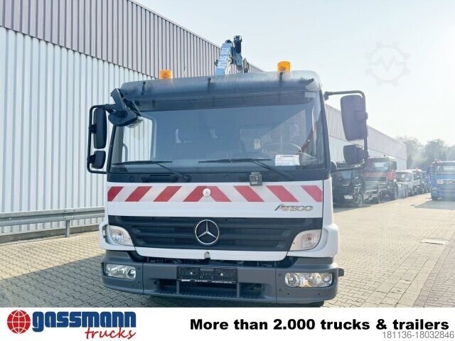 Tipper van Mercedes-Benz Atego 818 K 4x2 mit Kran Atlas AK 50.1-A2