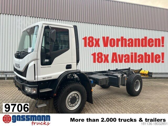 Lastbilchassis Iveco EuroCargo ML150E24 WS 4x4, Euro3, mehrfach