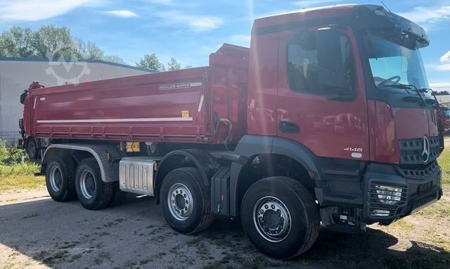 Üç taraflı damperli kamyon MERCEDES-BENZ 4146 K 8x4/4 Meiller Bordmatik 41t Variante