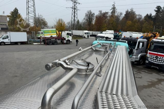 Cisterciski kamion MAN TGS 26.440 6x2 Isoliert Milchtank 3 Kammern