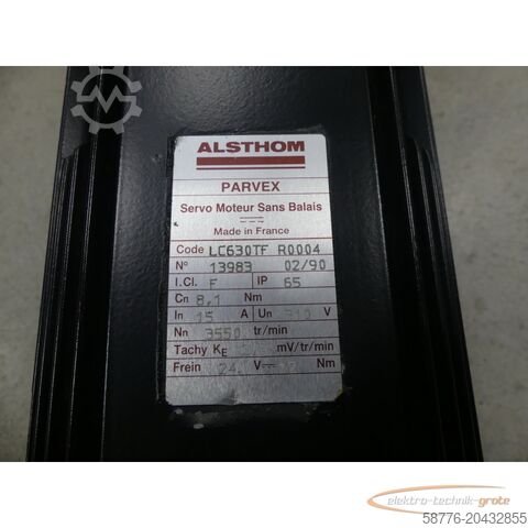 Motor  Alsthom Parvex LC630TF R0004 Servomotor SN: 13983 ohne Drehgeber