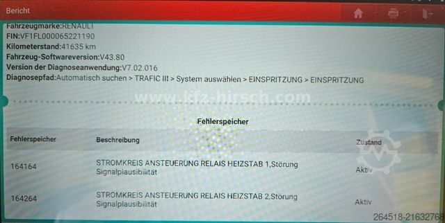 Panel van RENAULT Trafic L2H1 MAXI LANG 2xSCHIEBETÜR LED Kamera E6