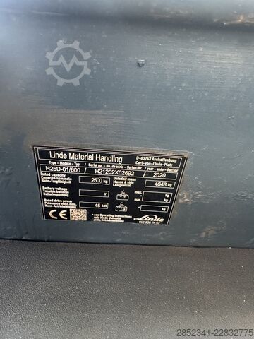  Linde H25D-01/600