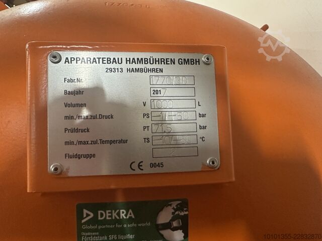 Version L170R1BBB0B0 (B176R) DILO SF6 service cart L170R01+Storage Tank