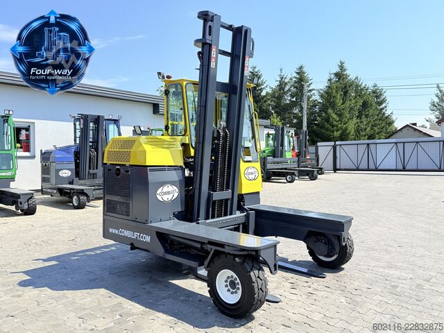 Wózek widłowy czterokierunkowy Combilift C5000L GAS DUPLEX 4550MM FULL CABIN