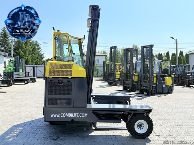 Wózek widłowy czterokierunkowy Combilift C5000L GAS DUPLEX 4550MM FULL CABIN