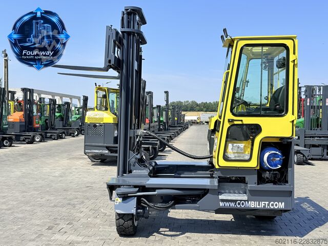 Wózek widłowy czterokierunkowy Combilift C5000L GAS DUPLEX 4550MM FULL CABIN