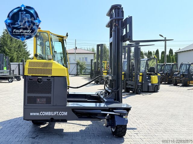 Wózek widłowy czterokierunkowy Combilift C5000L GAS DUPLEX 4550MM FULL CABIN