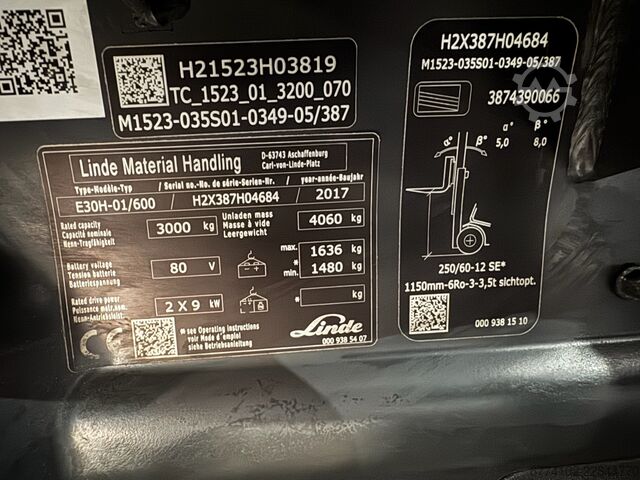  Linde E30H--EK
