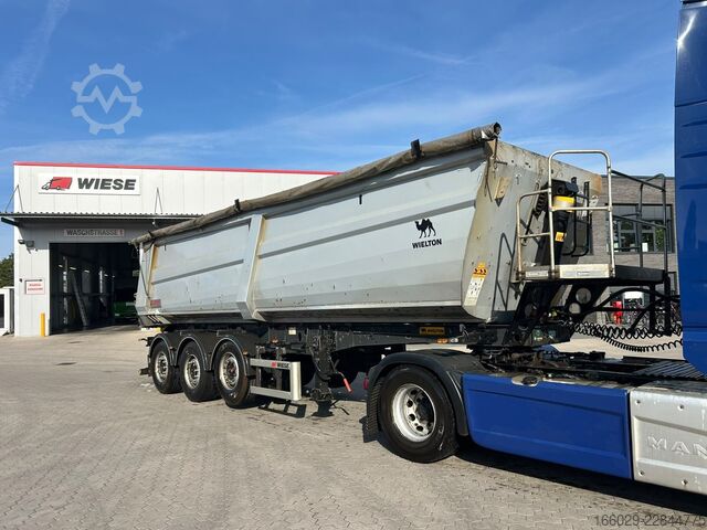 Tiptrailer WIELTON NW-3 Strong Master Stahl Kippmulde 32m³ HARDOX