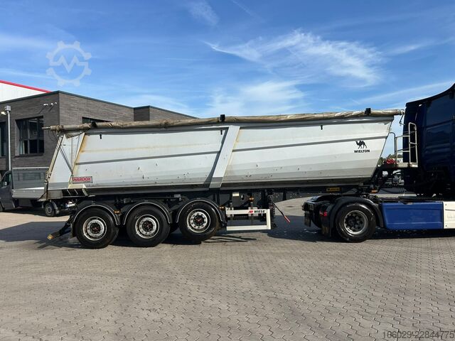 Tiptrailer WIELTON NW-3 Strong Master Stahl Kippmulde 32m³ HARDOX
