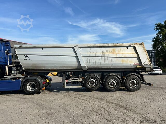 Tiptrailer WIELTON NW-3 Strong Master Stahl Kippmulde 32m³ HARDOX