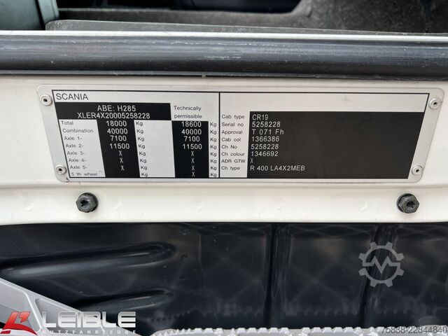 Volumen trækker SCANIA R 400 LA4x2MEB*Retarder*80%Reifen*Standklima*