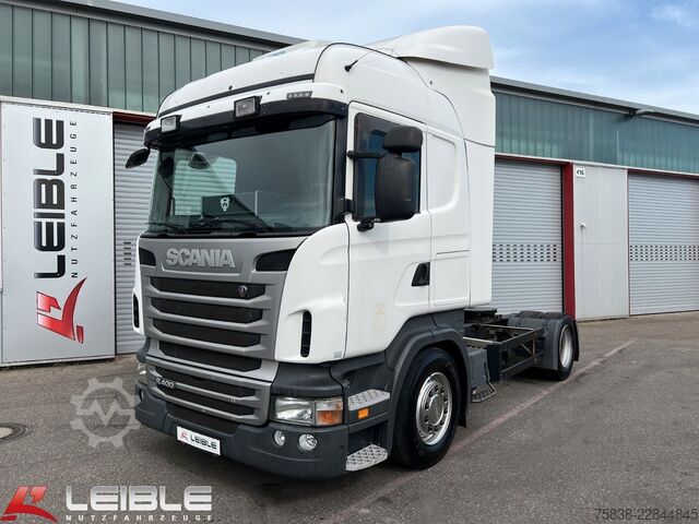 Standard trækkerunit SCANIA R 400 LA4x2MEB*Retarder*80%Reifen*Standklima*
