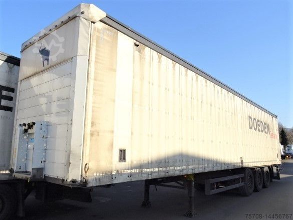 Open oplegger met zeil SCHMITZ CARGOBULL Speed Curtain*Liftachse*Zert.*verzinkt*Scheibe