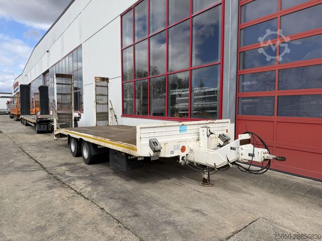 Rimorchio a pianale ribassato Blomenröhr 688/18000  19 t Tandemtieflader, wenig Benutzt