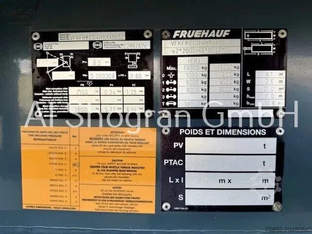 Plandeka Renault T480 6x2/Standklima/Eu6/Komplettzug