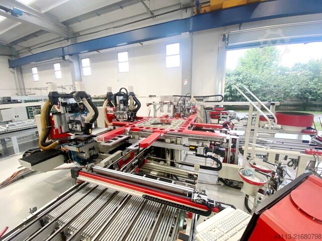 Flexible CNC drilling & inserting Line PRIESS HORSTMANN BAT-RTW-CNC