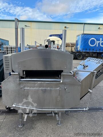 6 meter x 600 mm elektrisch verwarmde friteuse JBT M Fryer