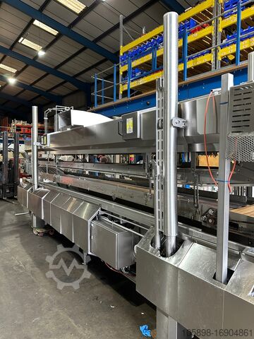 6 meter x 600 mm elektrisch verwarmde friteuse JBT M Fryer