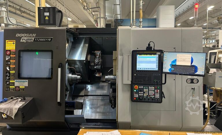 Centrum tokarsko-frezarskie CNC DOOSAN PUMA TT 2100 SYYB