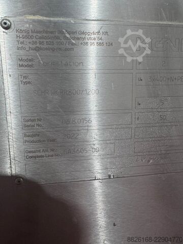 Linie pentru gogoși/hamburgeri/pâinițe König Combiline KCL6 avec station de donut
